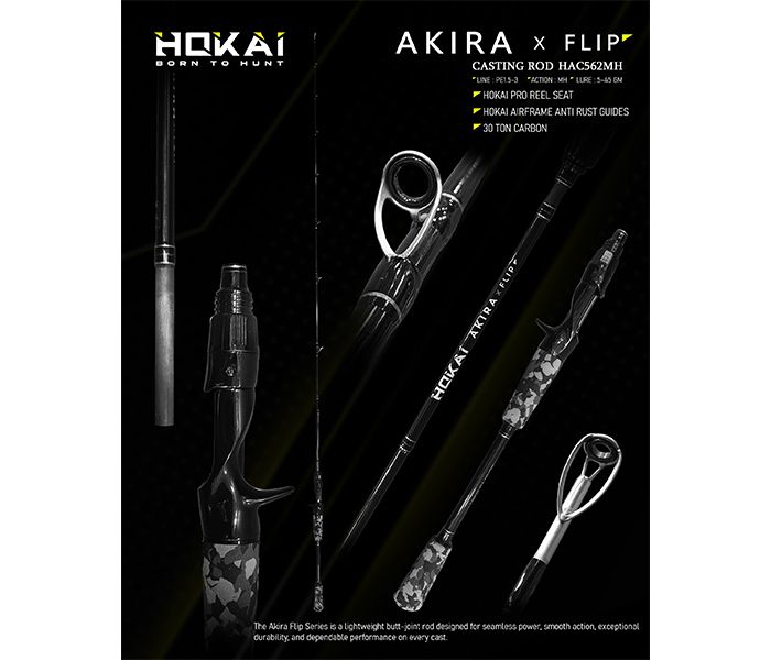 HOKAI AKIRA X FLIP BAITCASTING ROD