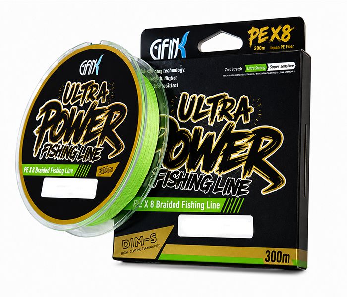 GFIN Ultra Power PE X8 Braided Fishing Line 300m